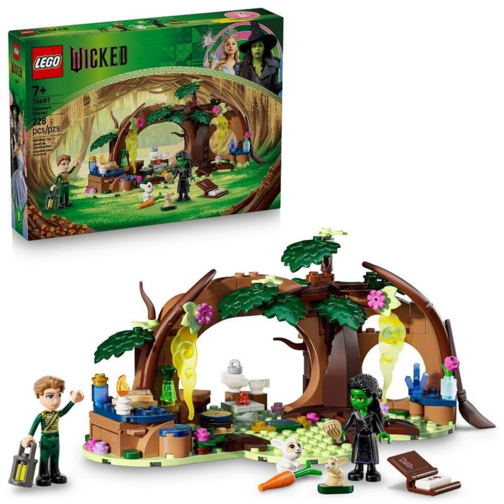 LEGO Wicked Elphaba’s Retreat Building Toy 75687